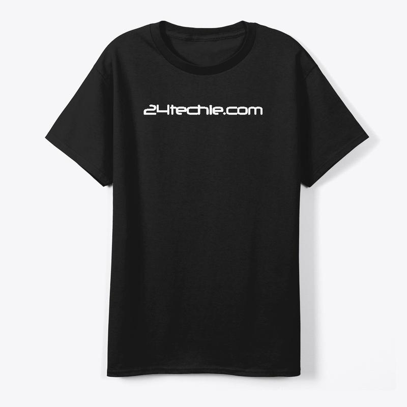 24techie black t-shirt